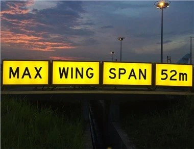 Luchthaven begeleidingsborden